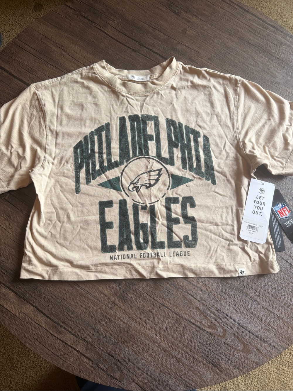 Women's Philadelphia Eagles Cropped Tee